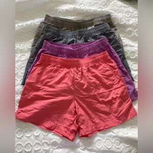 Lot of 4 Columbia women's Athletic Shorts
